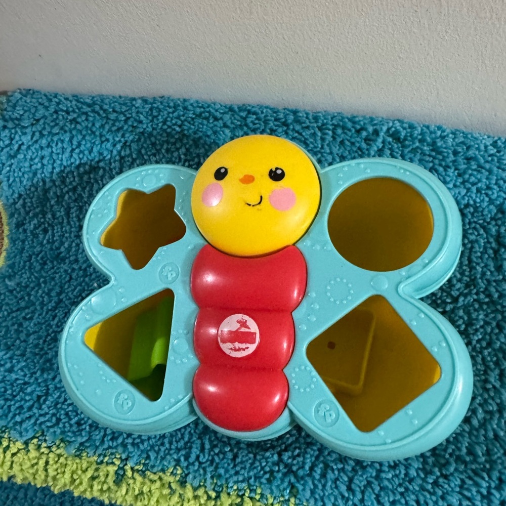 Colorful Butterfly Shape Sorter Toy